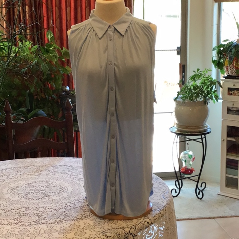 Philosophy Blue Top.